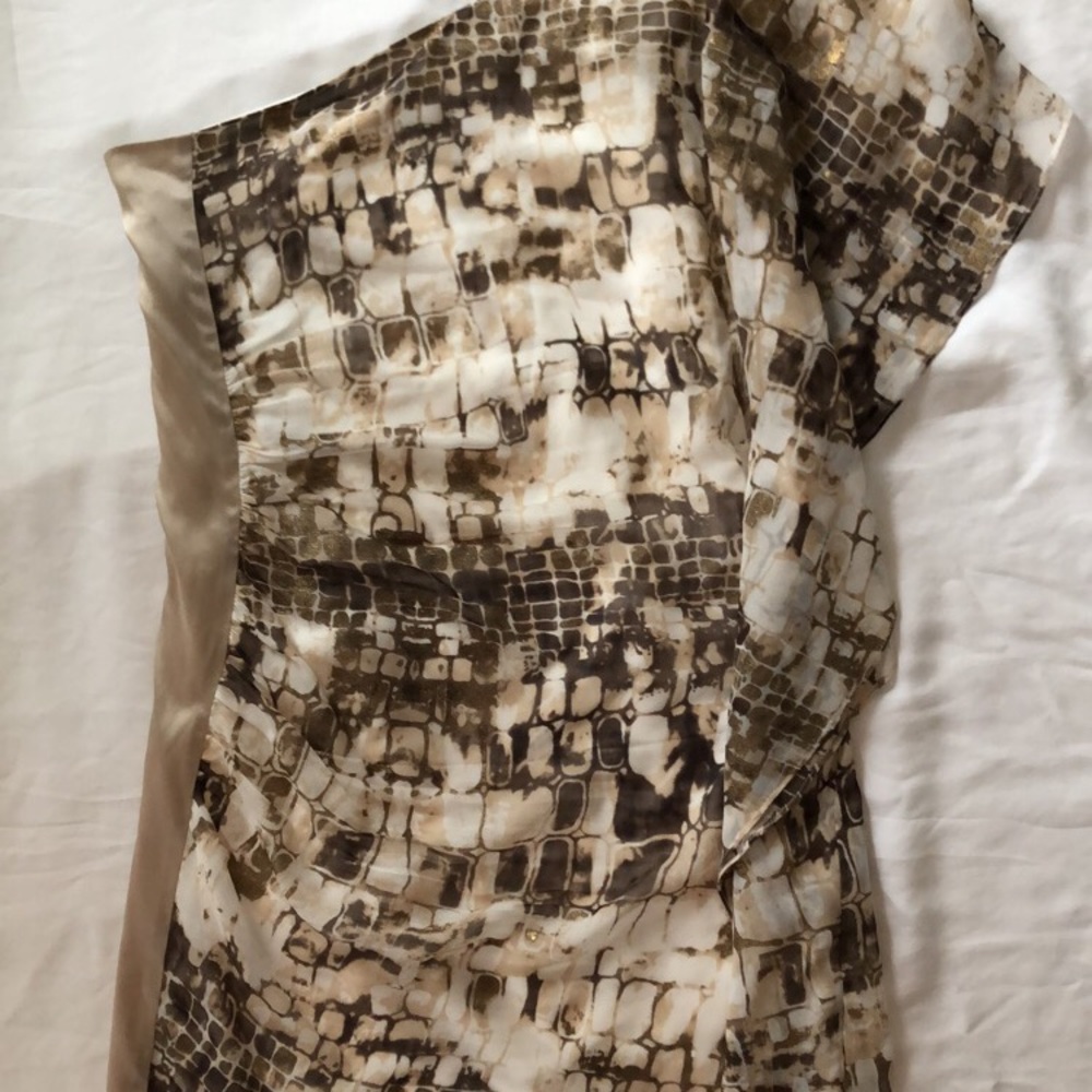 Bebe one shoulder dress